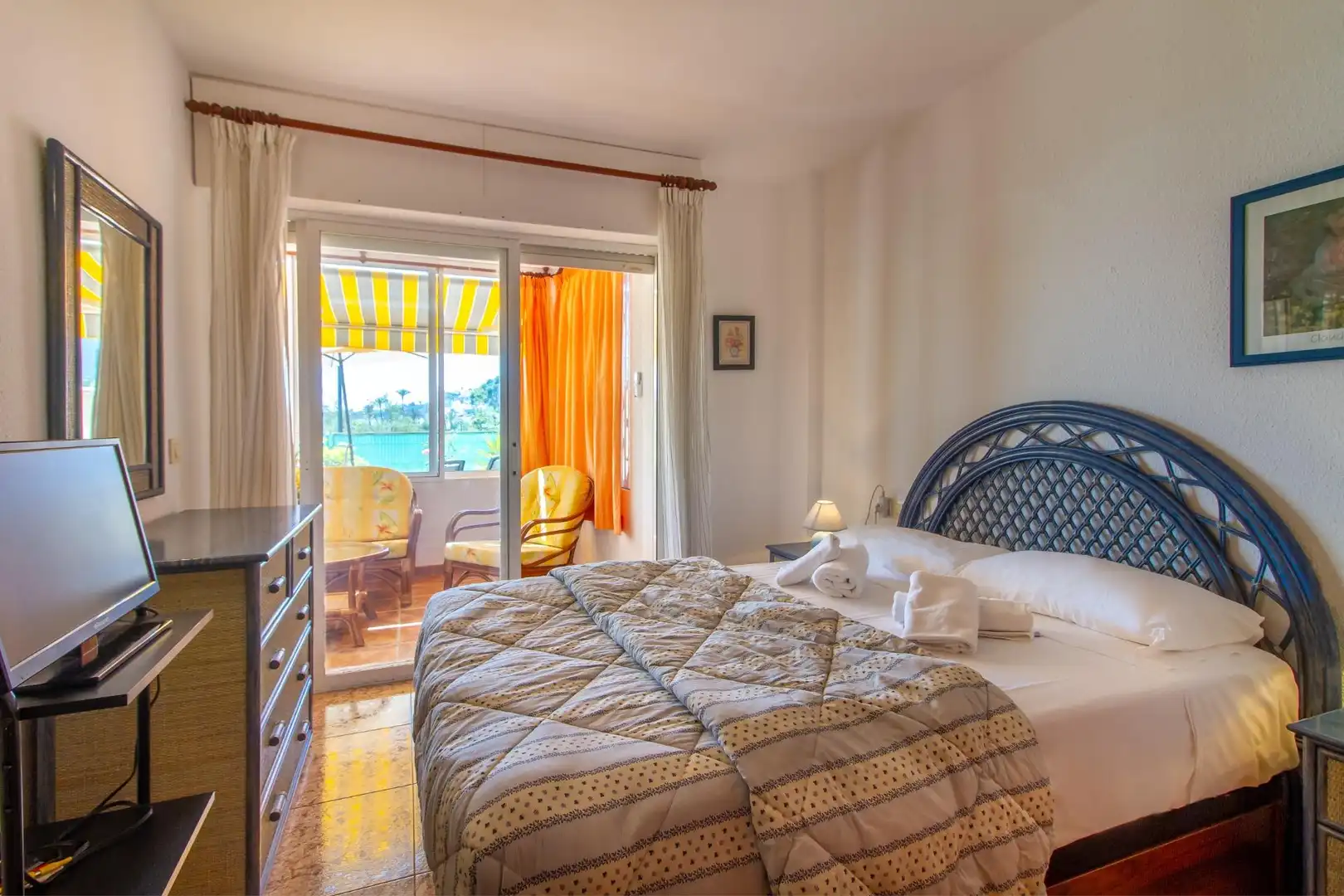 Dormitori de Casa adosada en venda en Villajoyosa / La Vila Joiosa amb Aire condicionat, Moblat i Piscina comunitària