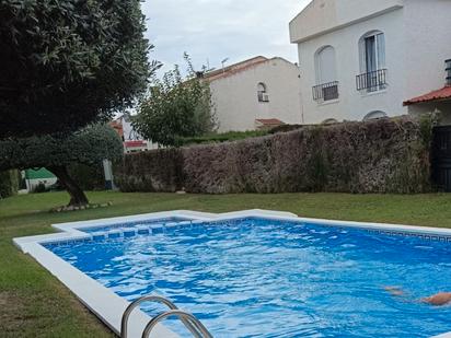 Swimming pool of Single-family semi-detached for sale in Mont-roig del Camp  with Private garden, Furnished and Oven