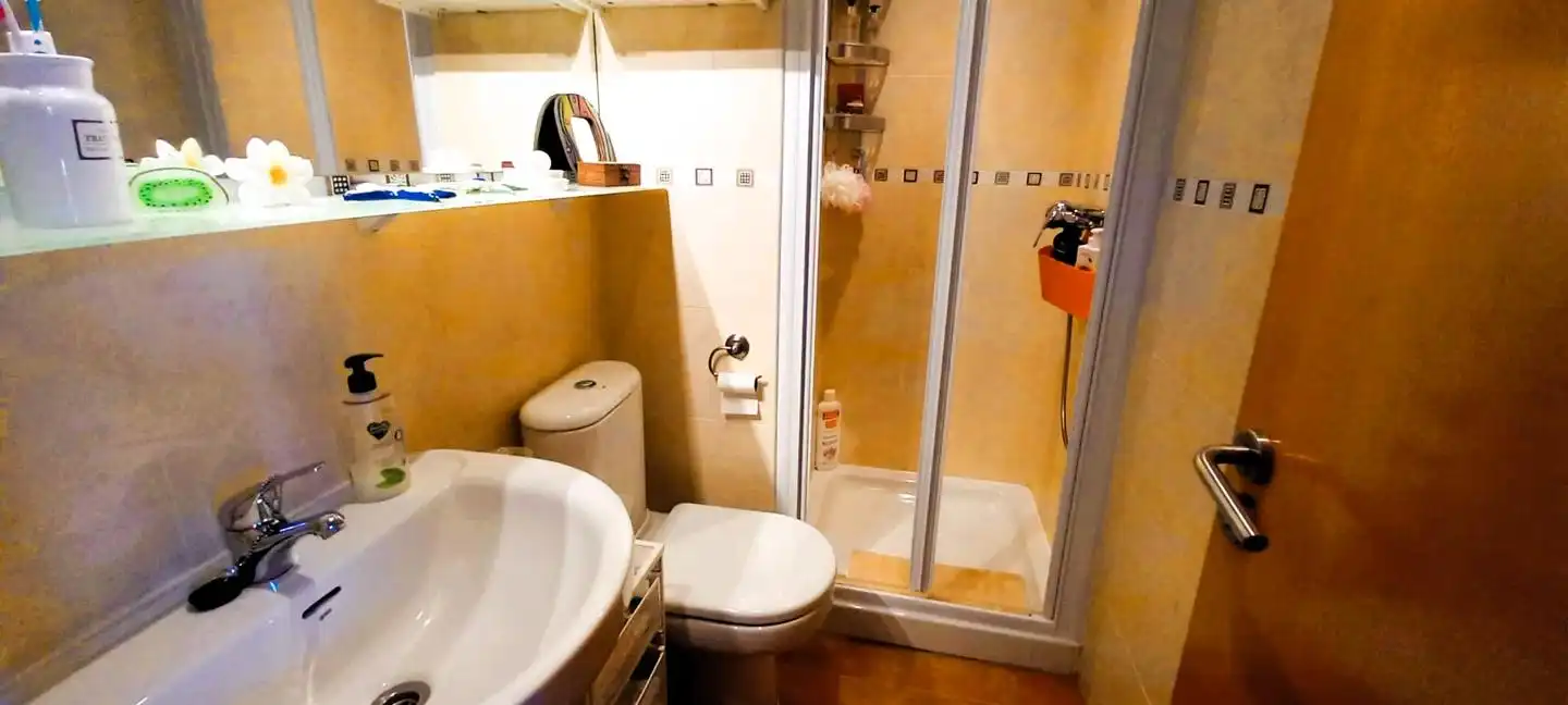 Bathroom of Flat for sale in Vera  with Air Conditioner, Terrace and Furnished