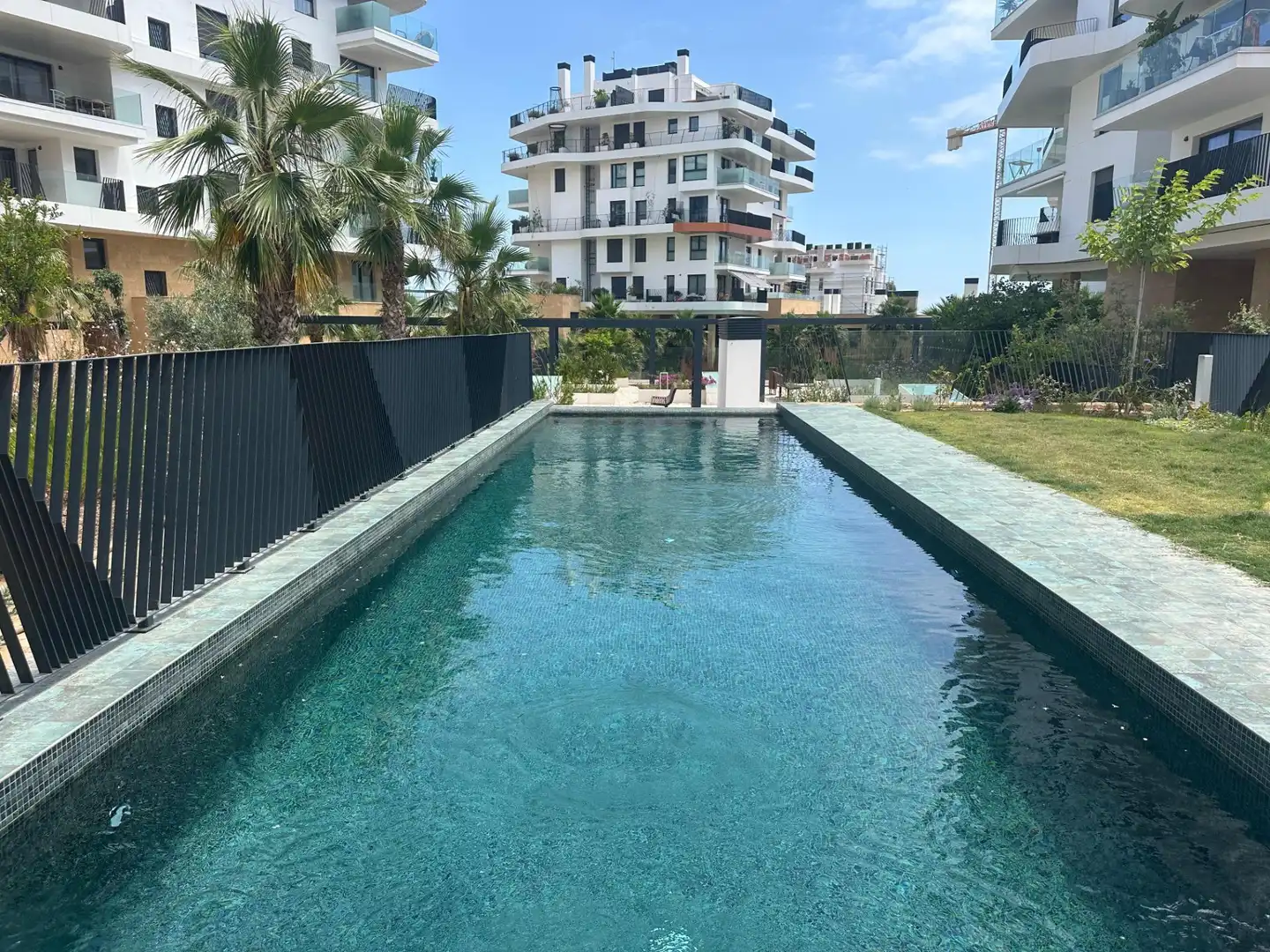 Piscina de Apartamento de alquiler en Villajoyosa / La Vila Joiosa con Aire acondicionado, Terraza y Amueblado