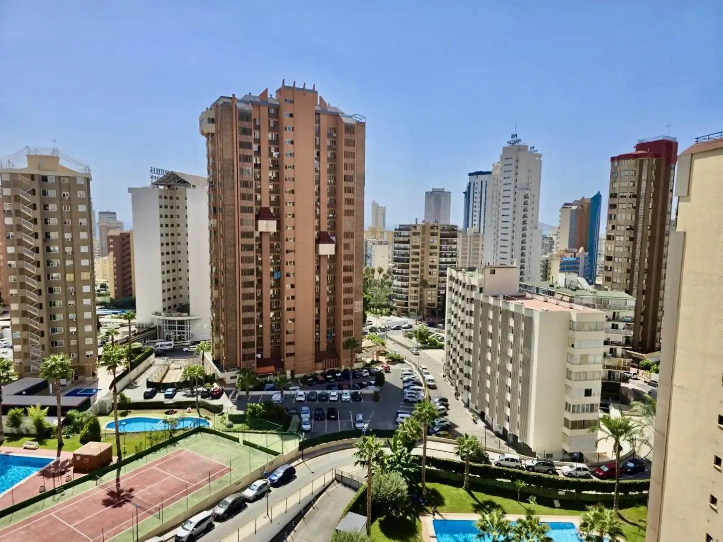 Vista exterior de Apartamento en venta en Benidorm con Aire acondicionado, Terraza y Piscina comunitaria