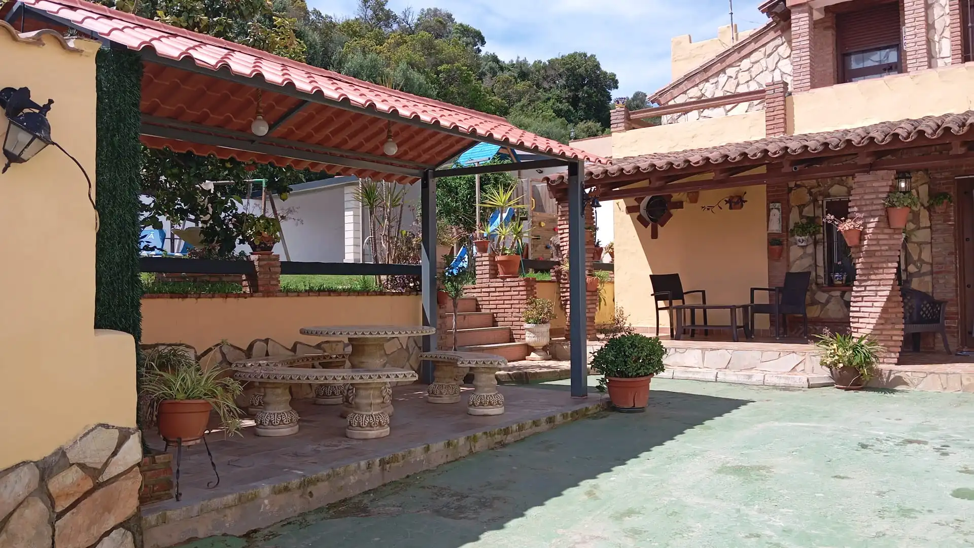 Terraza de Casa o chalet de alquiler en Barbate con Aire acondicionado, Calefacción y Jardín privado
