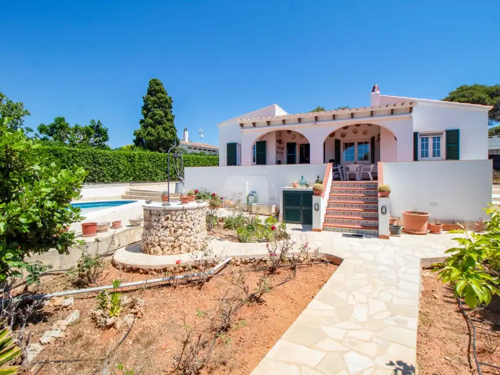 Exterior view of Houses for sale in Sant Lluís  with Heating, Private garden and Terrace