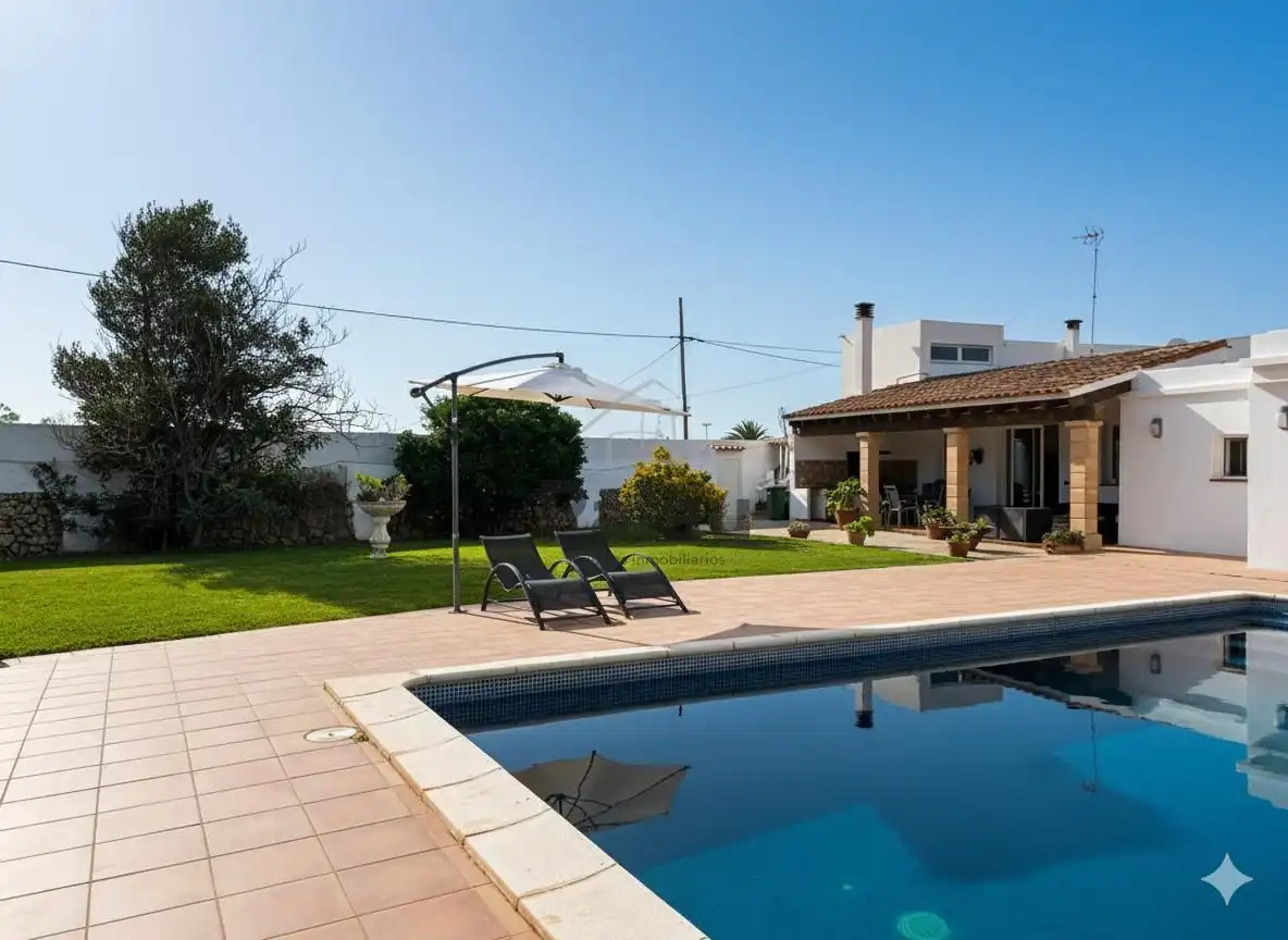 Maison rustique avec piscine à vendre à Ciutadella