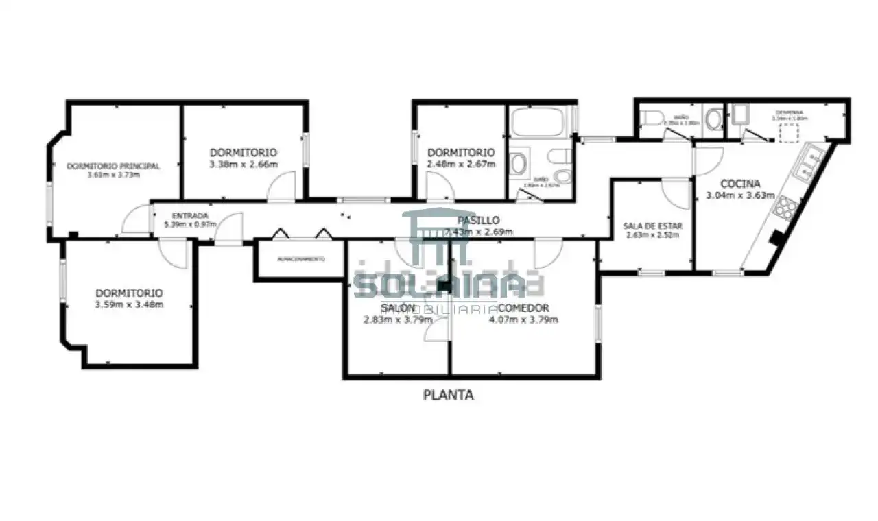 Piso en venta en Ourense Capital  con Calefacción y Trastero