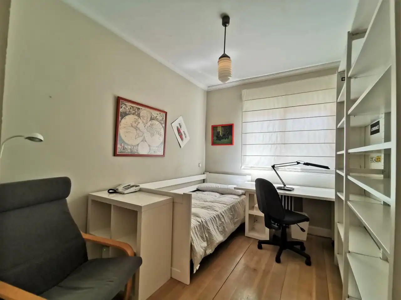 Bedroom of Apartments for rent in Madrid  with Air Conditioner, Heating and Storage room