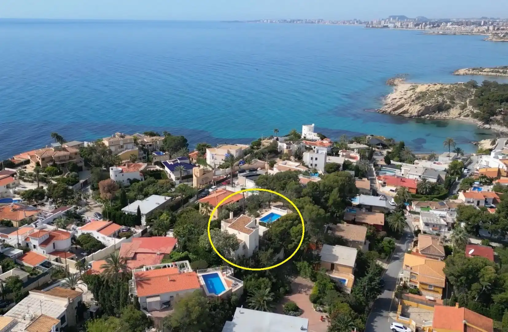 Exterior view of Houses for sale in El Campello  with Air Conditioner, Private garden and Terrace
