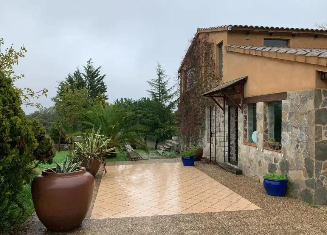 Terraza de Casa o chalet en venta en Calera de León con Jardín privado, Terraza y Amueblado