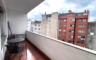 Balcony of Flat for sale in Avilés  with Heating, Parquet flooring and Terrace