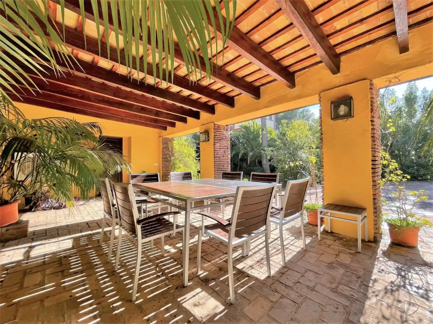 Terrasse von Haus oder Chalet zum Verkauf in Náquera mit Klimaanlage, Heizung und Privatgarten