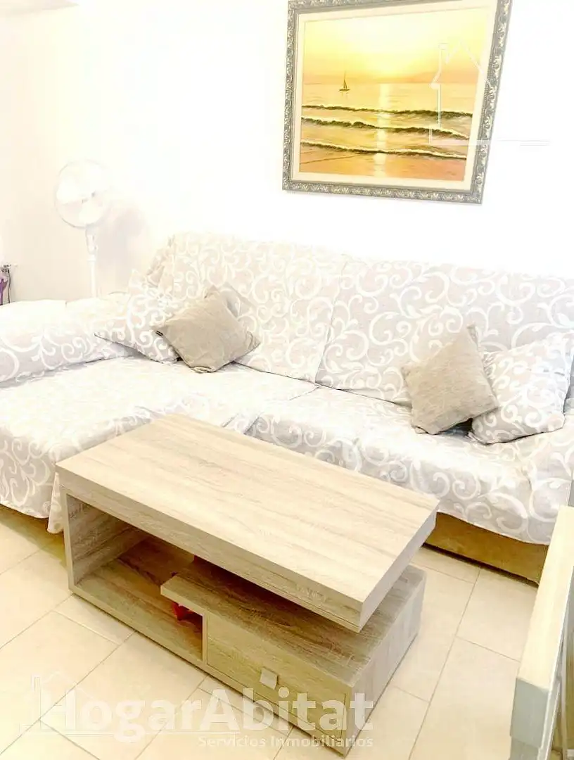 Sala de estar de Piso en venta en Sagunto / Sagunt con Aire acondicionado, Calefacción y Terraza