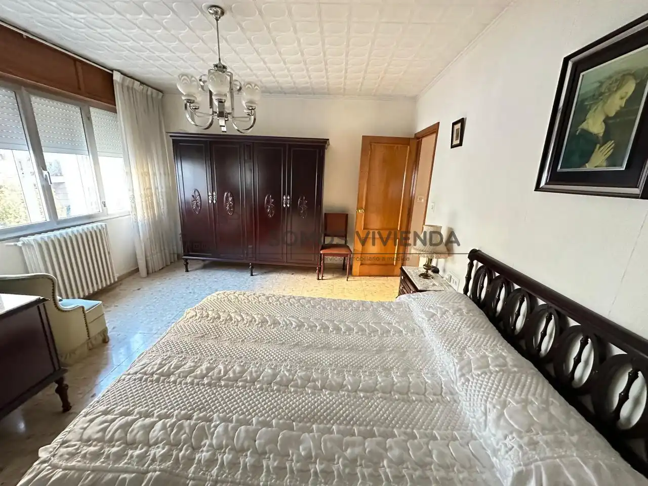 Bedroom of Flat for sale in Ourense Capital   with Heating, Storage room and Furnished