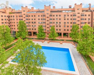 Swimming pool of Flat for sale in Tres Cantos  with Air Conditioner, Heating and Storage room