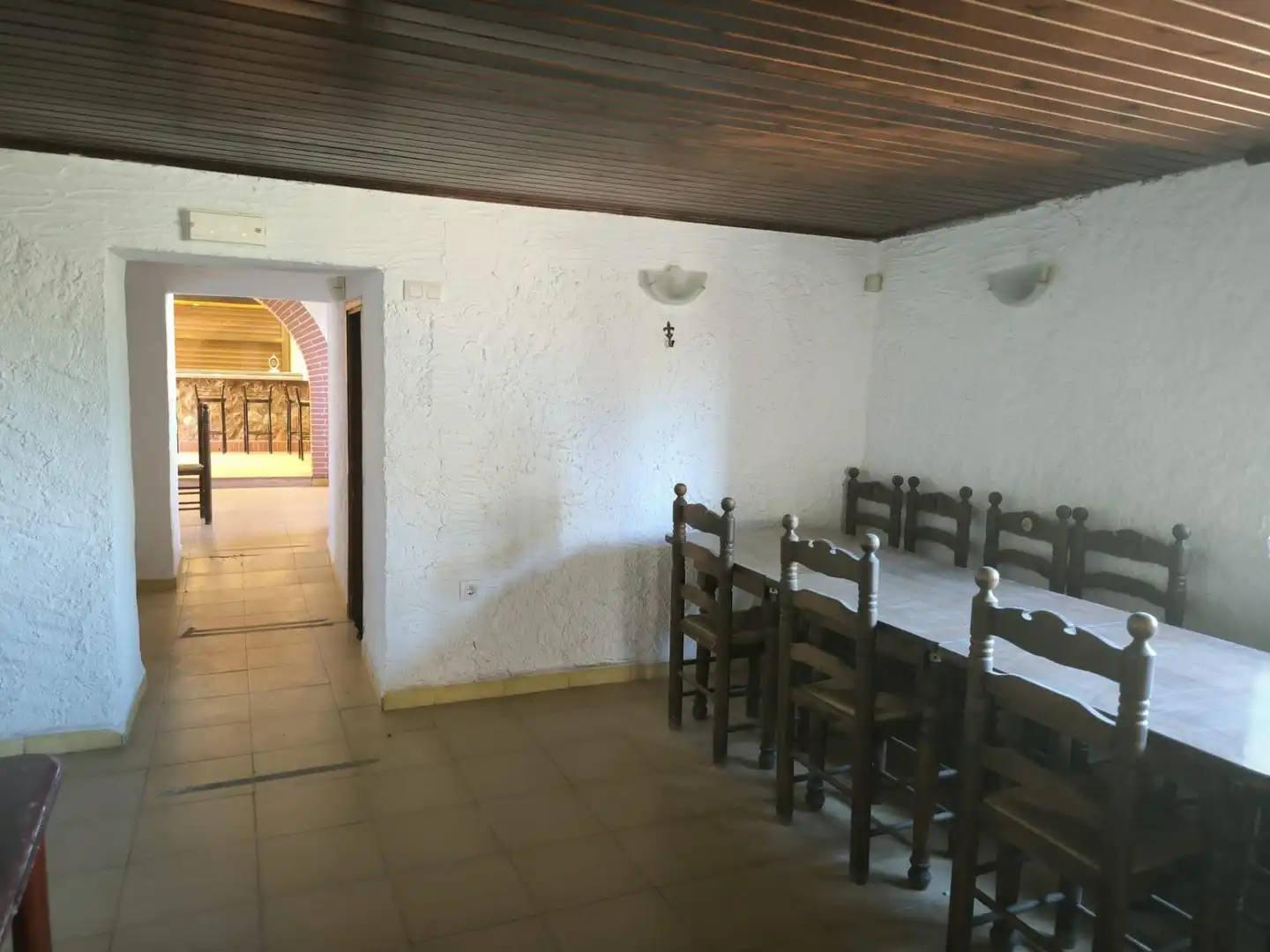 Menjador de Finca rústica en venda en El Vendrell amb Aire condicionat, Jardí privat i Terrassa
