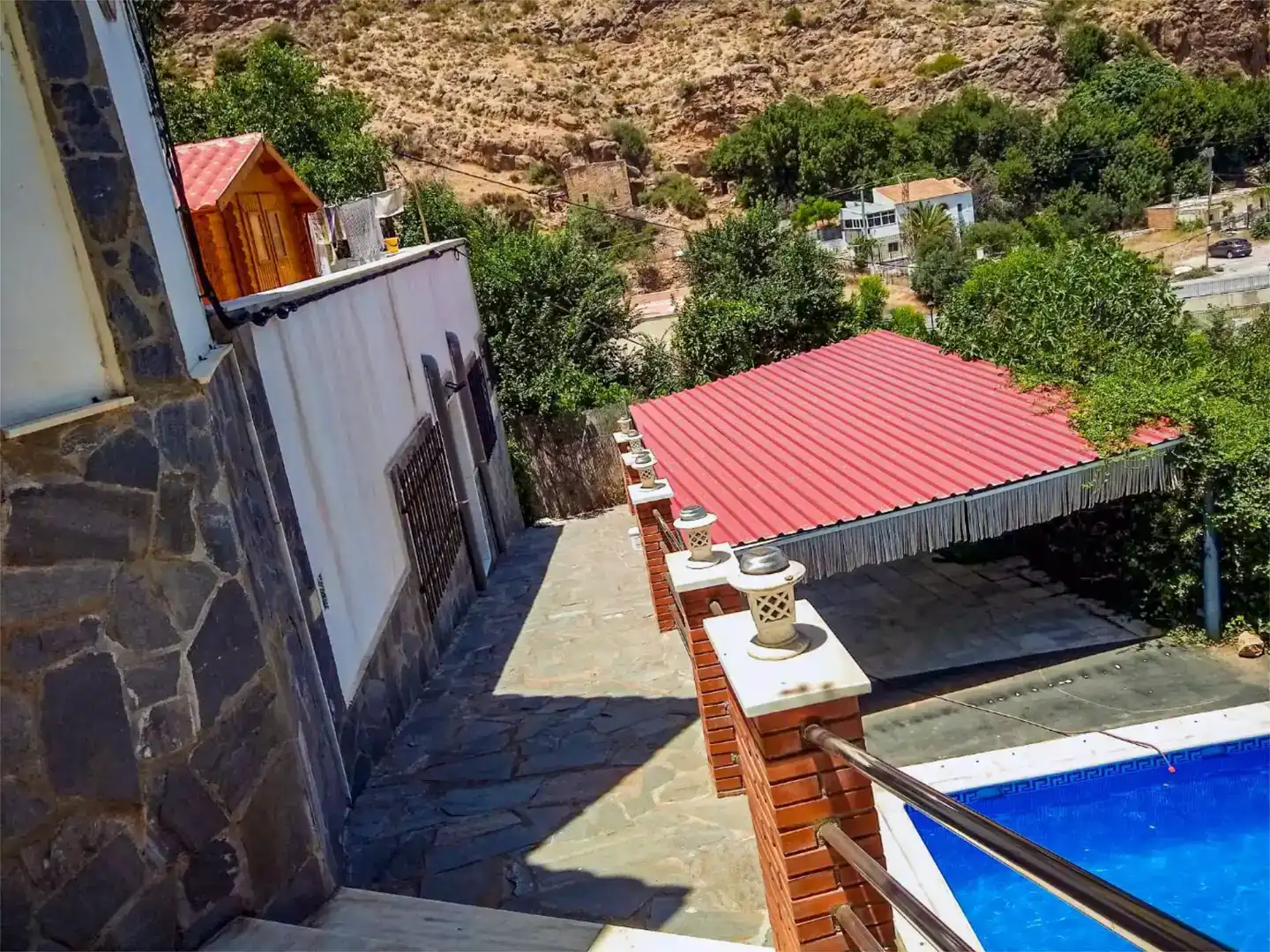Terrassa de Finca rústica en venda en Macael amb Aire condicionat, Piscina i Balcó