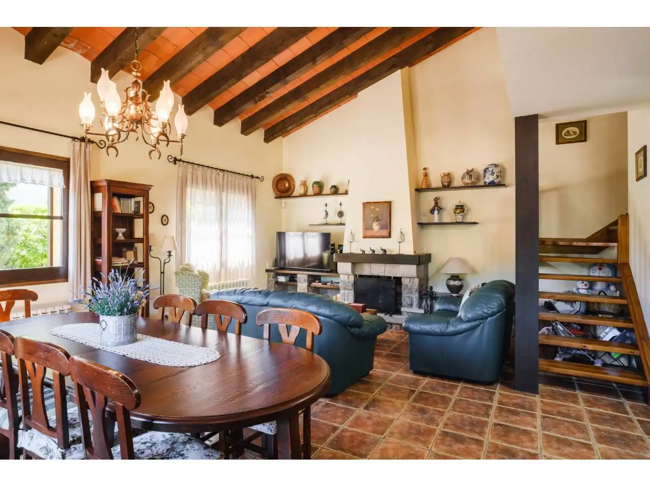 Sala de estar de Casa o chalet en venta en Castell de l'Areny con Calefacción, Jardín privado y Terraza