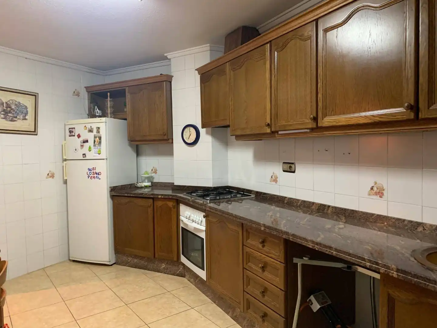 Cuina de Pis en venda en Elche / Elx amb Aire condicionat, Jardí privat i Terrassa