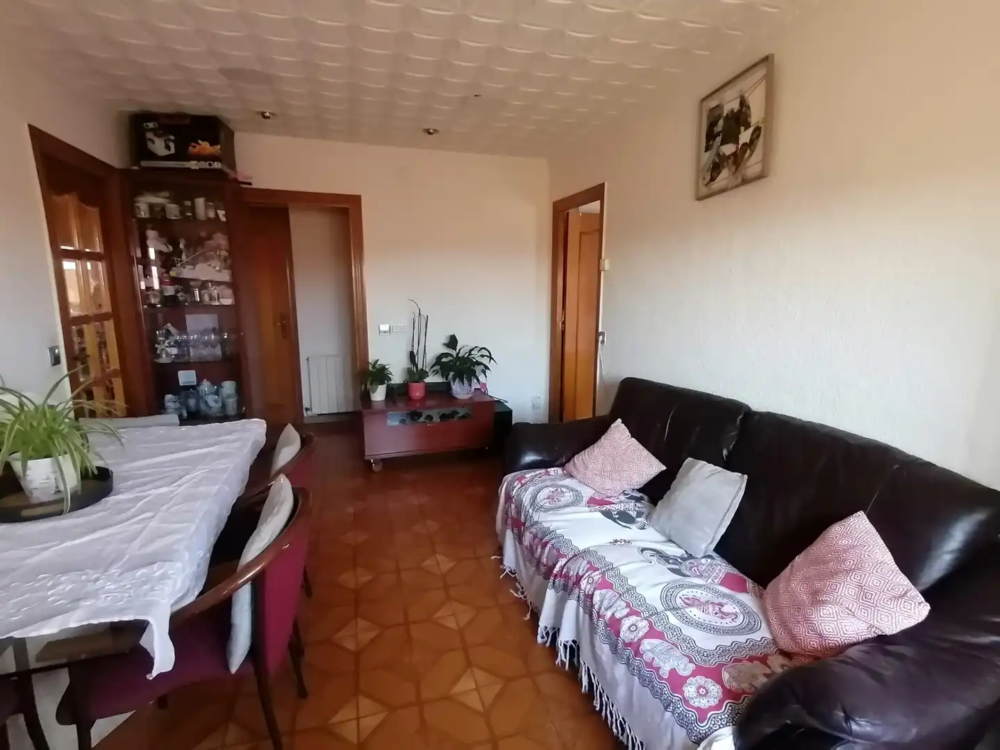 Sala de estar de Piso en venta en Sabadell con Calefacción, Trastero y Amueblado