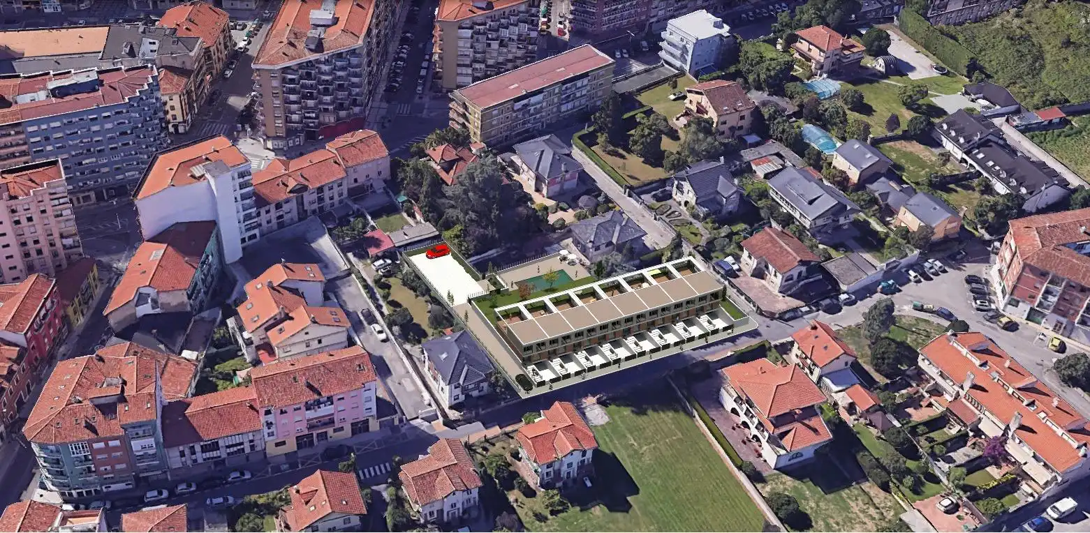 Vista exterior de Casa adosada en venta en Torrelavega  con Jardín privado, Terraza y Trastero