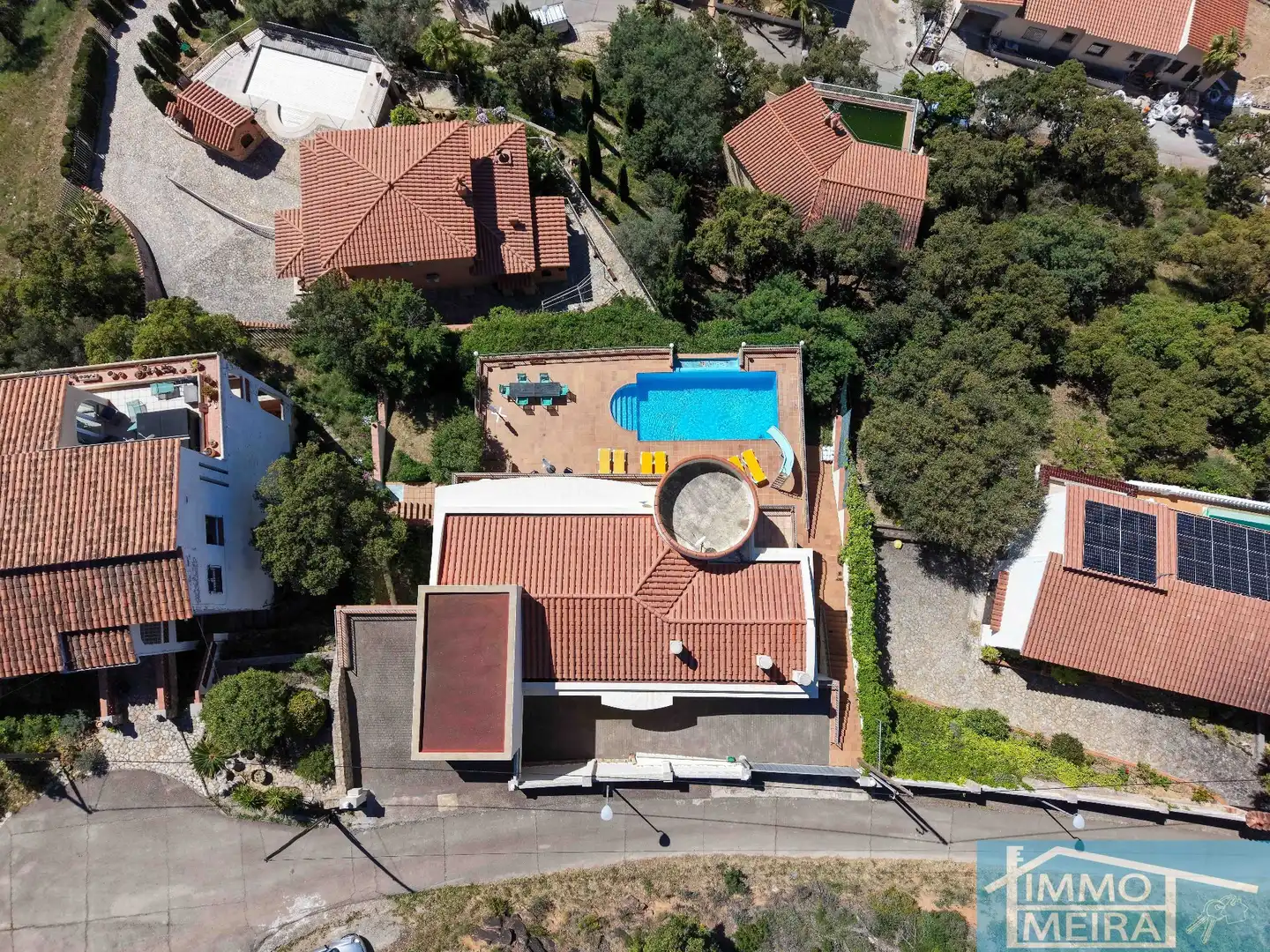 Exterior view of Houses for sale in Roses  with Air Conditioner, Heating and Private garden