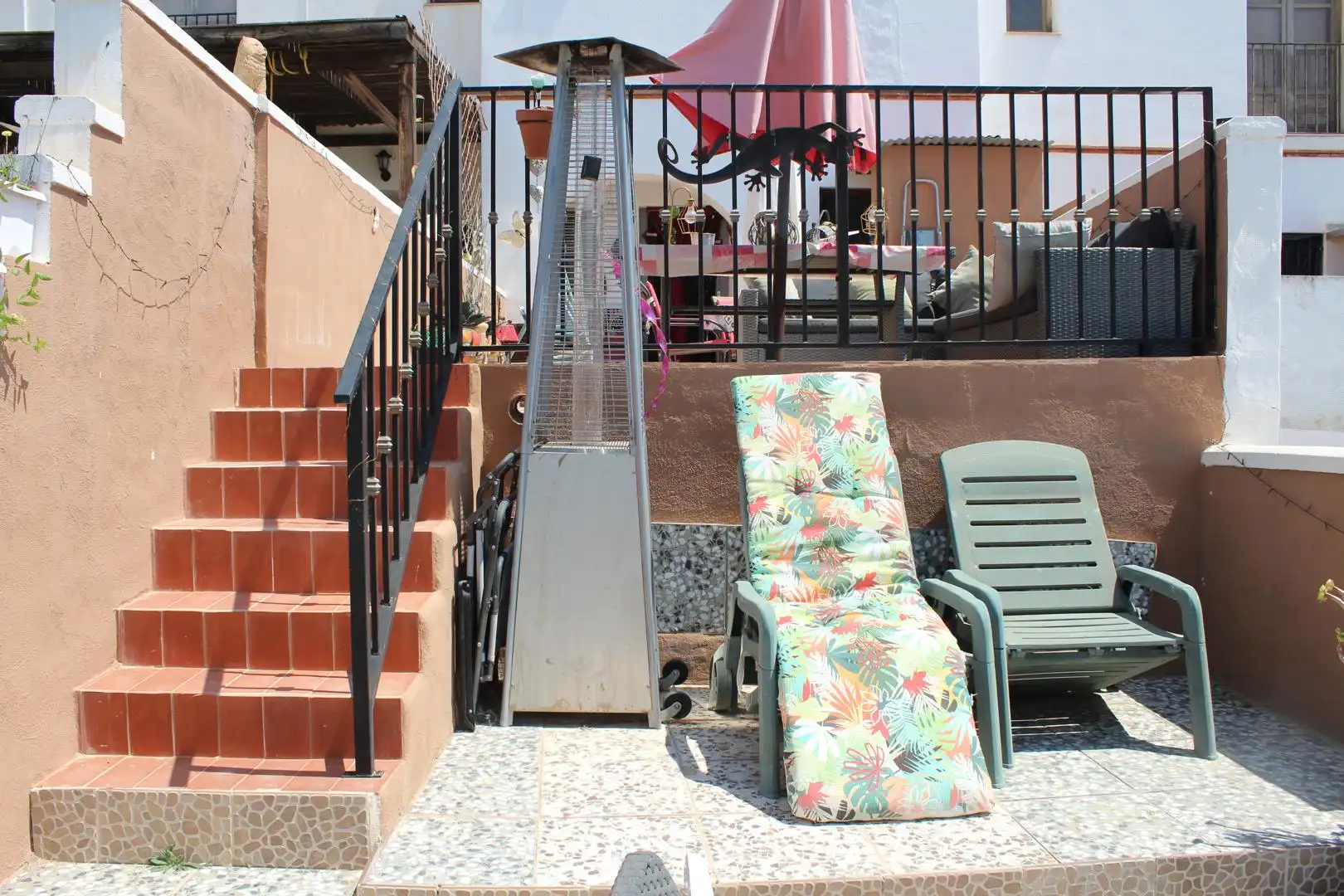 Terraza de Casa adosada en venta en Enix con Aire acondicionado, Calefacción y Jardín privado