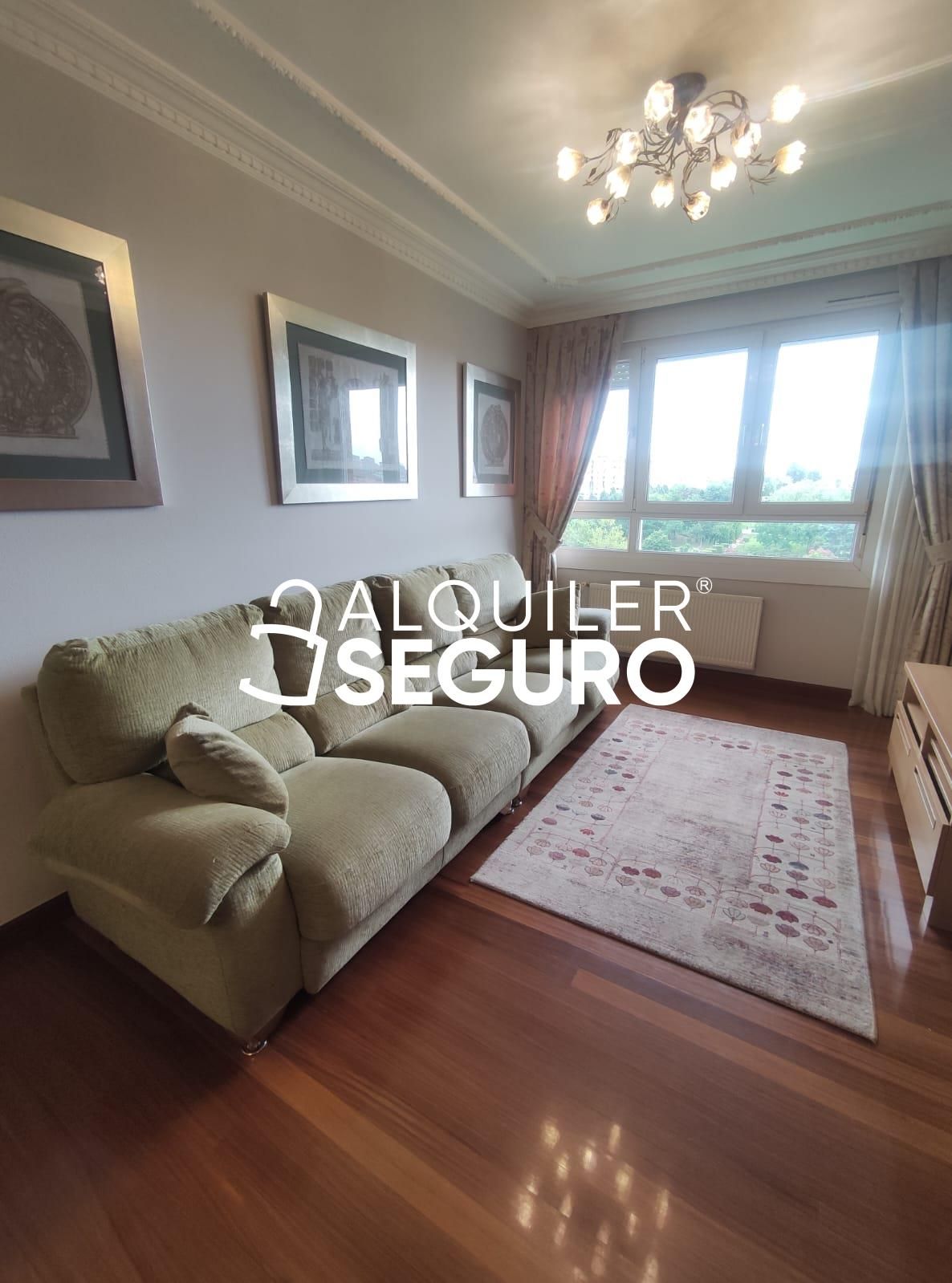 Living room of Flat to rent in  Madrid Capital  with Heating and Furnished