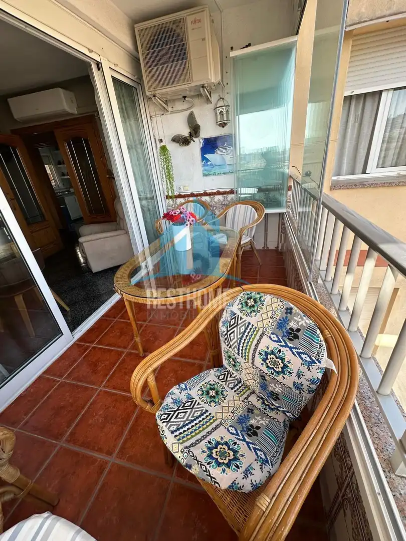Terrasse von Wohnung zum Verkauf in Cullera mit Klimaanlage, Privatgarten und Terrasse