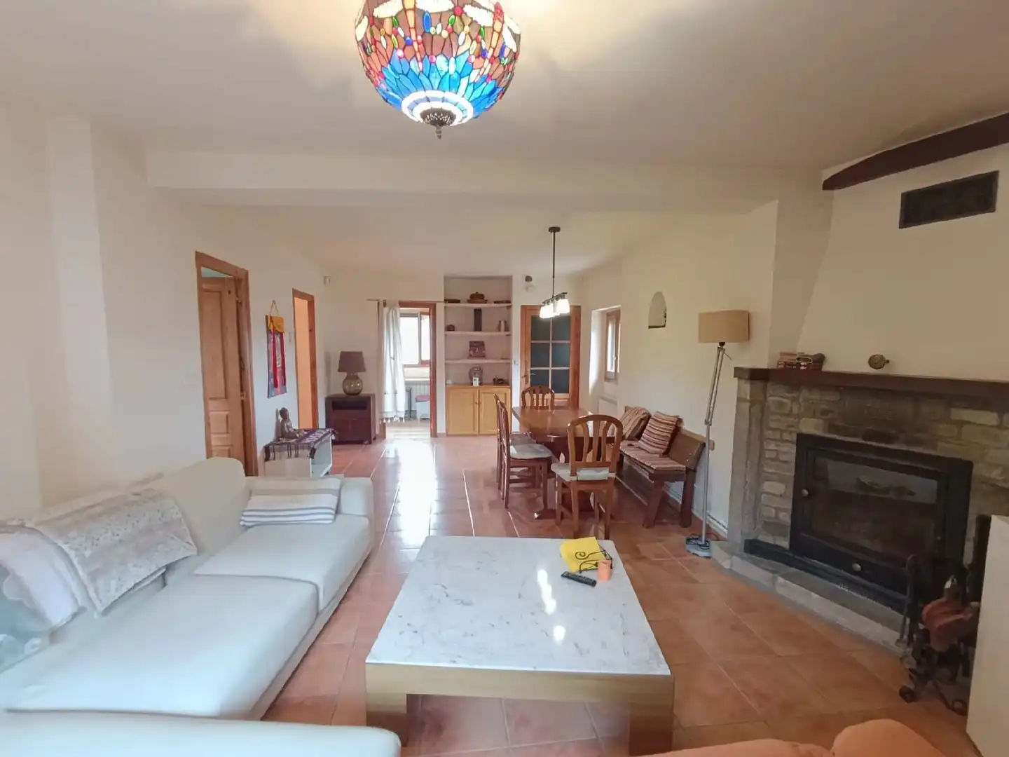 Sala d'estar de Casa o xalet en venda en Graus amb Calefacció, Jardí privat i Terrassa