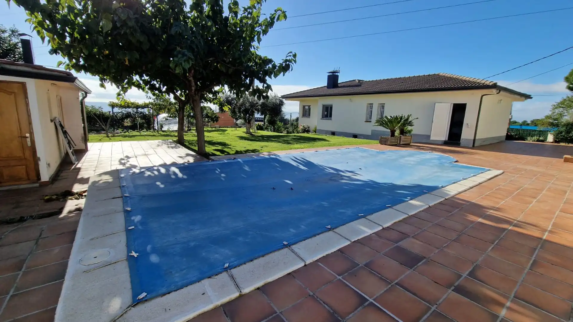 Swimming pool of Houses for sale in Sant Pere de Vilamajor  with Air Conditioner, Heating and Private garden