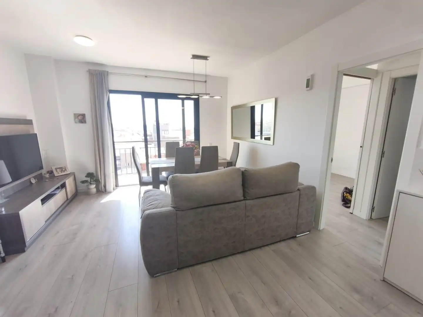 Sala de estar de Piso en venta en Terrassa con Aire acondicionado, Parquet y Alarma