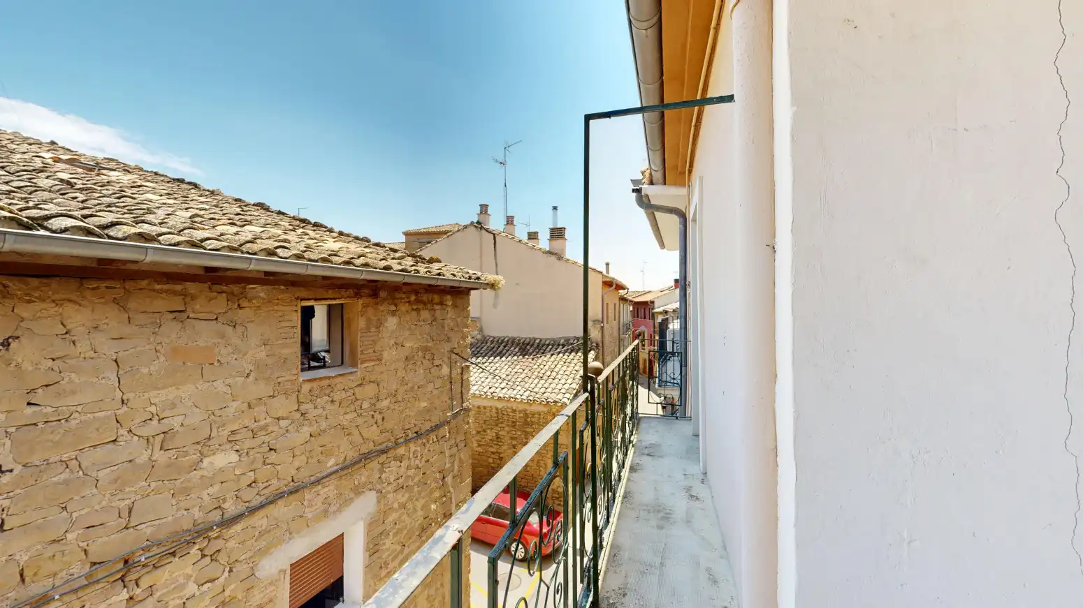 Balcony of Houses for sale in Tafalla  with Heating, Parquet flooring and Terrace