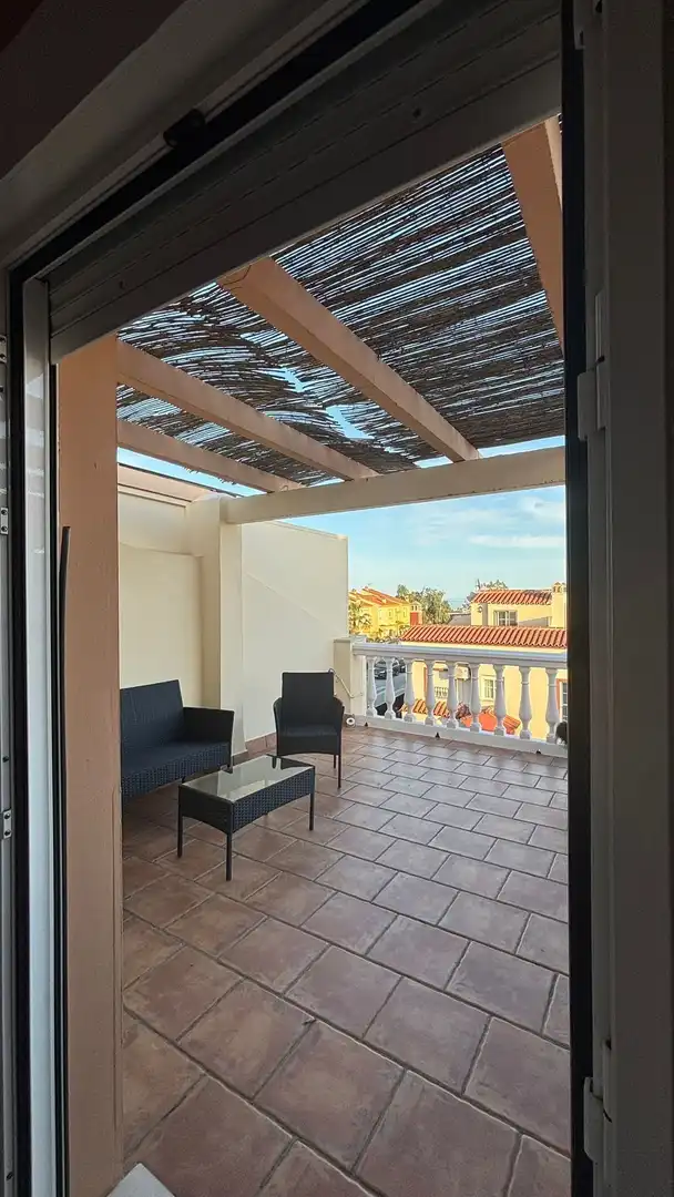 Terrassa de Casa adosada en venda en Vélez-Málaga amb Aire condicionat, Jardí privat i Terrassa