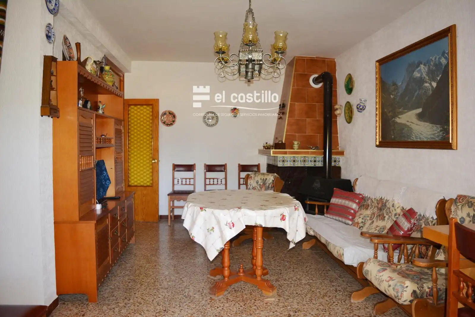 Sala d'estar de Pis en venda en Santa María del Tiétar amb Terrassa i Moblat