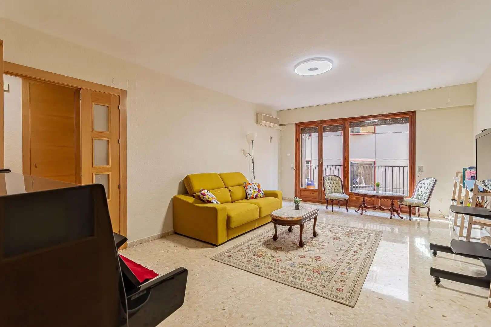 Sala de estar de Piso en venta en Cartagena con Aire acondicionado y Balcón
