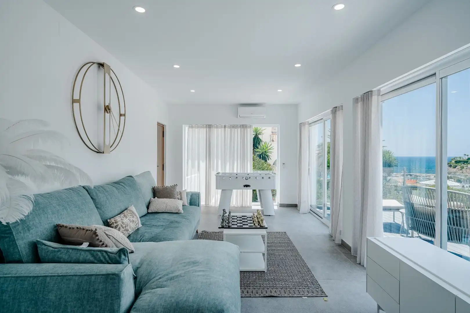 Sala de estar de Casa o chalet en venta en Calpe / Calp con Aire acondicionado, Jardín privado y Terraza