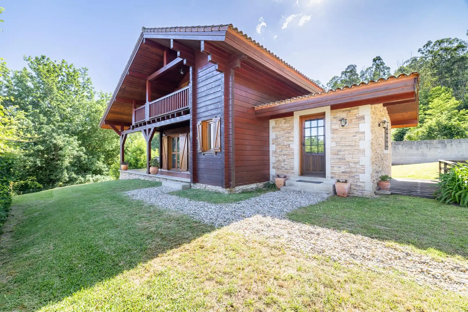 Vista exterior de Casa o chalet en venta en Salceda de Caselas con Calefacción, Jardín privado y Terraza