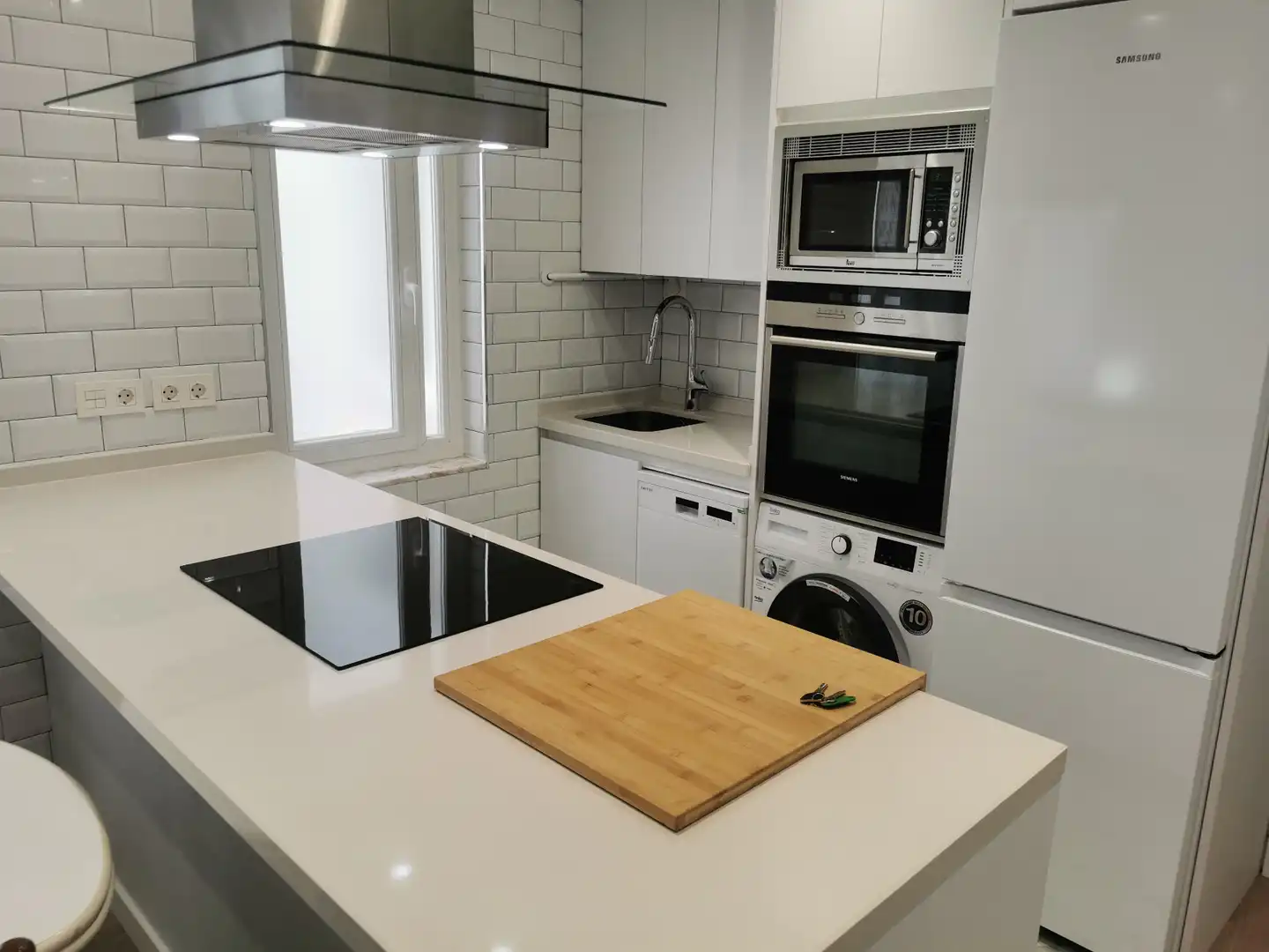 Cocina de Piso en venta en León Capital  con Calefacción, Parquet y Trastero