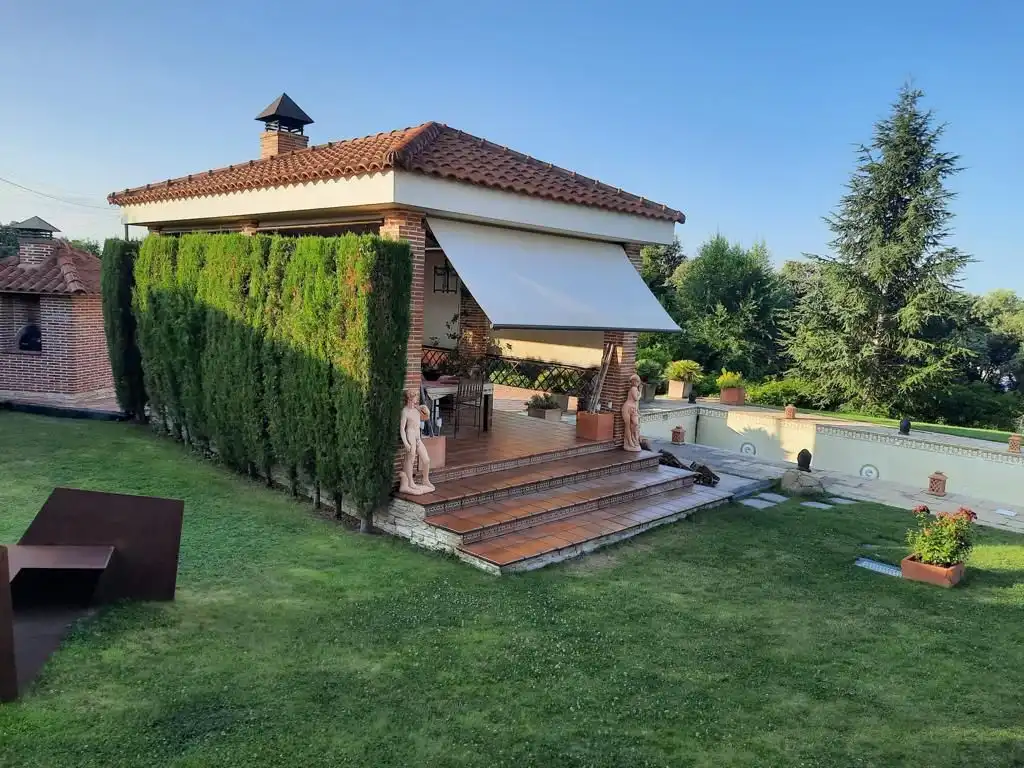 Terraza de Casa o chalet en venta en Villanueva de Perales con Aire acondicionado, Calefacción y Jardín privado