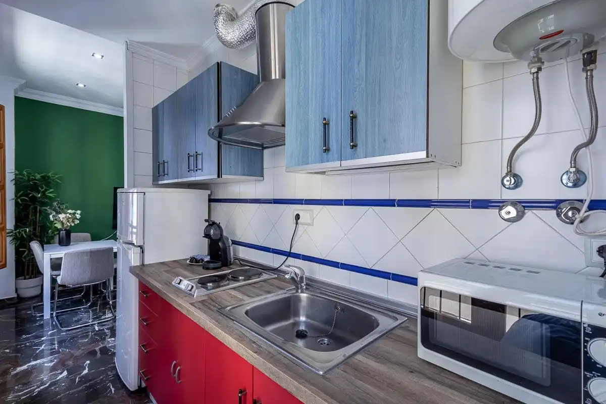 Kitchen of Flat for sale in Granada  with Balcony