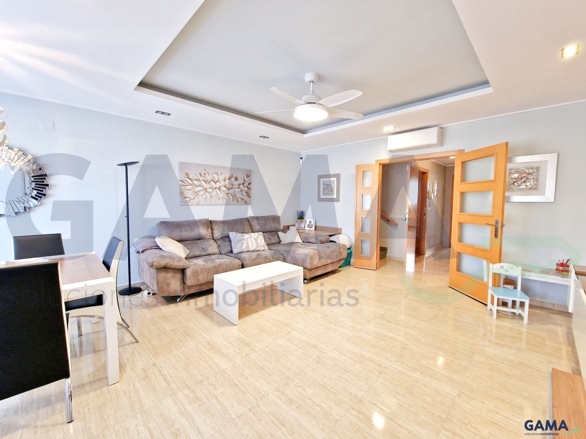 Living room of House or chalet for sale in Carcaixent  with Air Conditioner