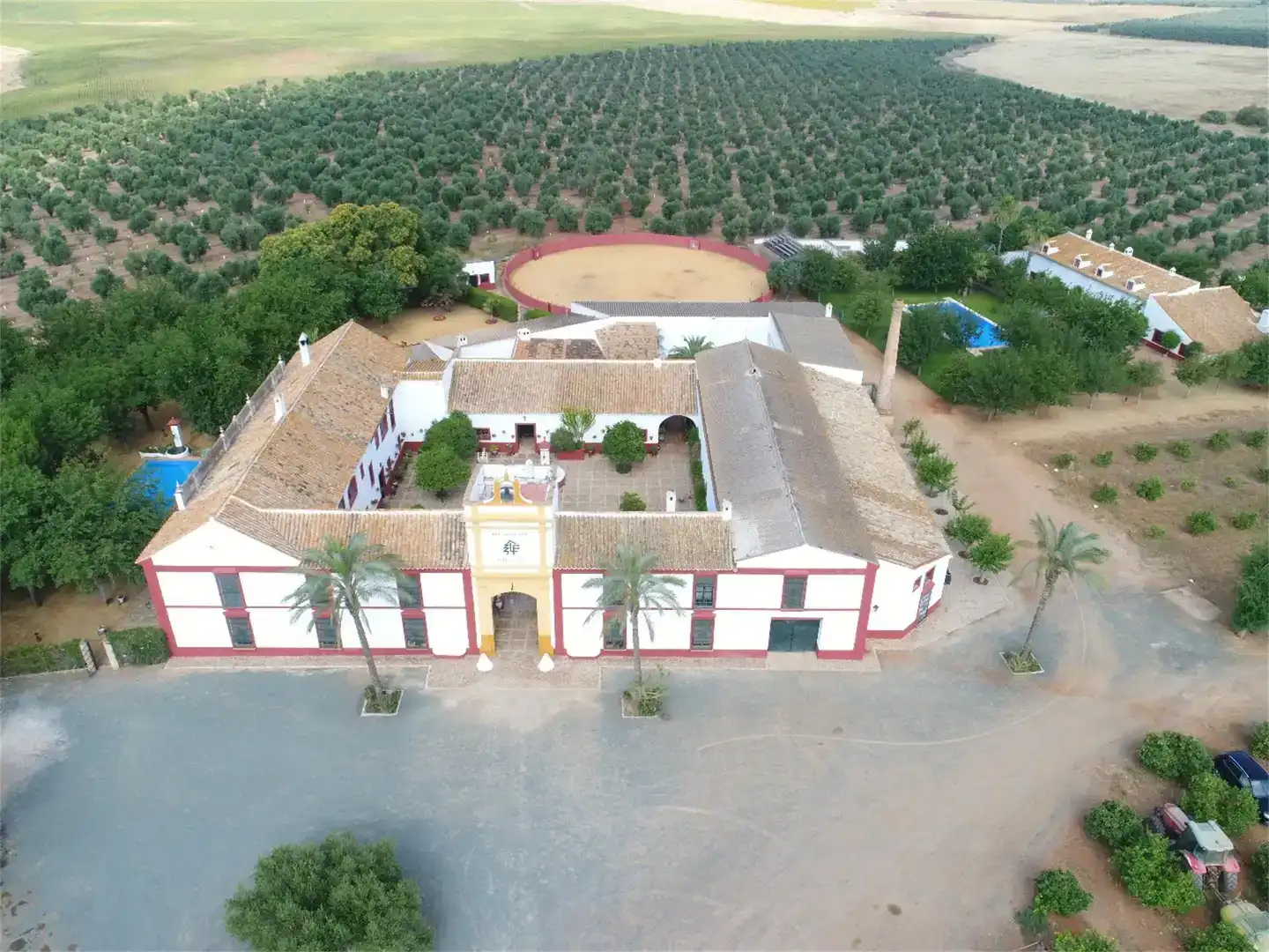 Vista exterior de Finca rústica en venda en Carmona, Sevilla