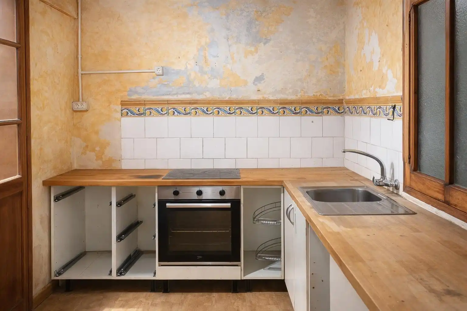 Cocina de Finca rústica en venta en La Figuera