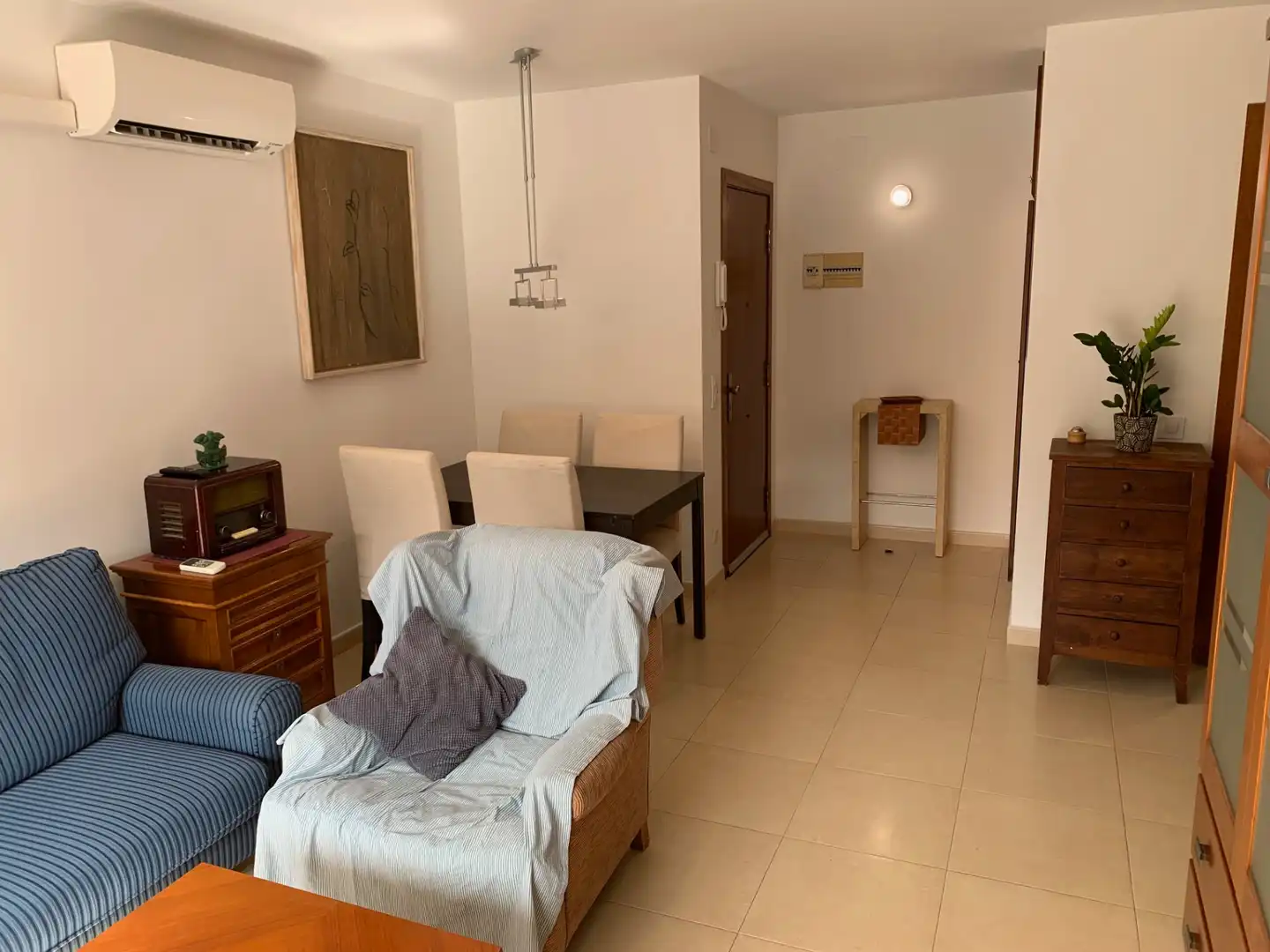 Sala de estar de Apartamento en venta en Torredembarra con Aire acondicionado, Calefacción y Terraza