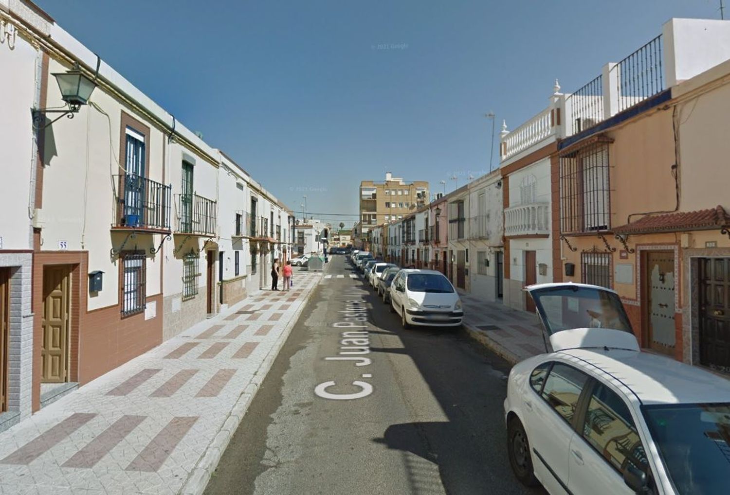 Exterior view of Single-family semi-detached for sale in Alcalá de Guadaira
