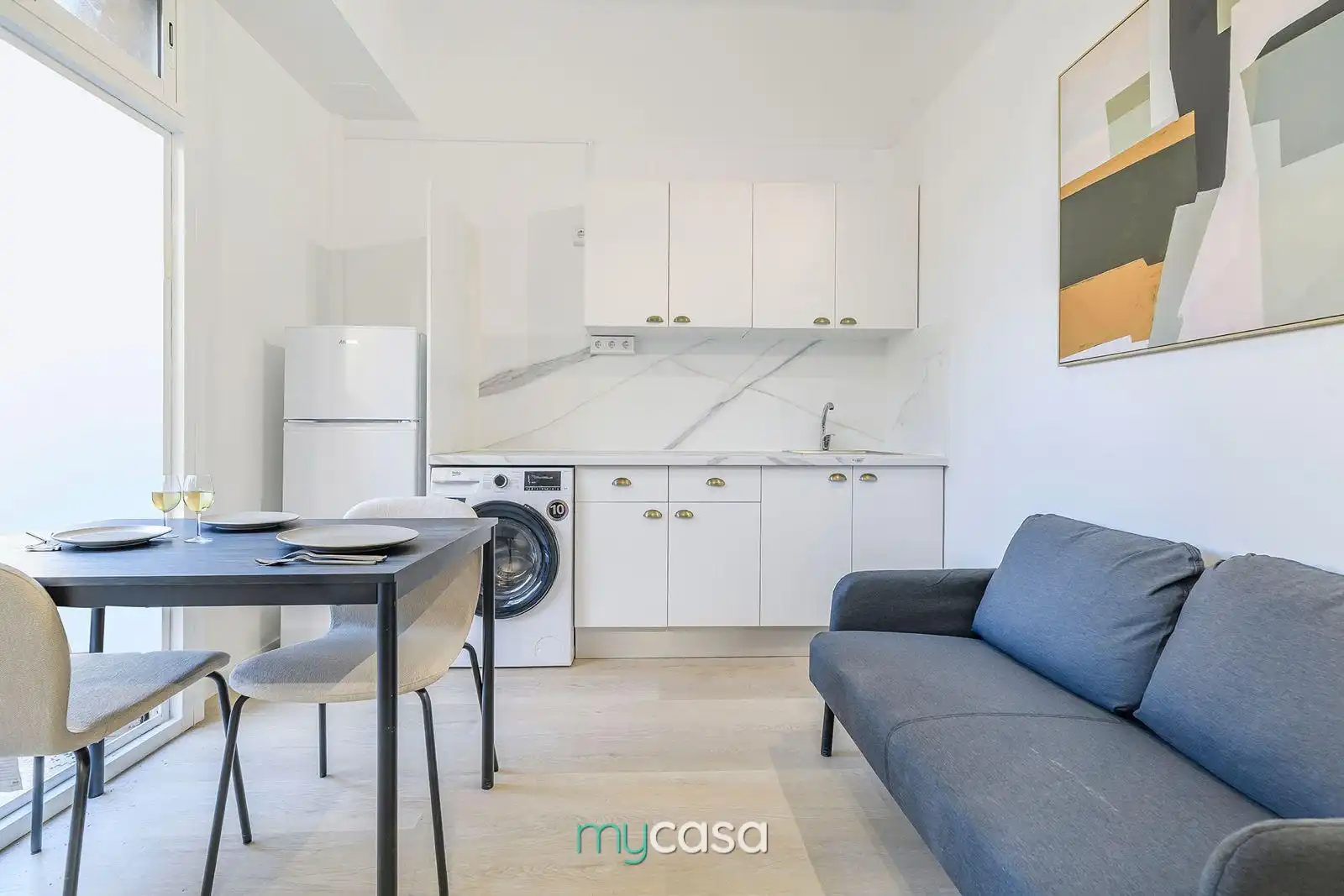 Cuina de Loft en venda en Barberà del Vallès amb Aire condicionat, Parquet i Moblat