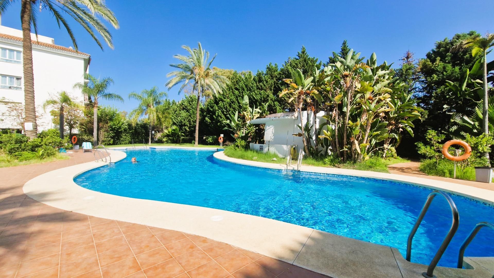 Swimming pool of Apartment to rent in Marbella