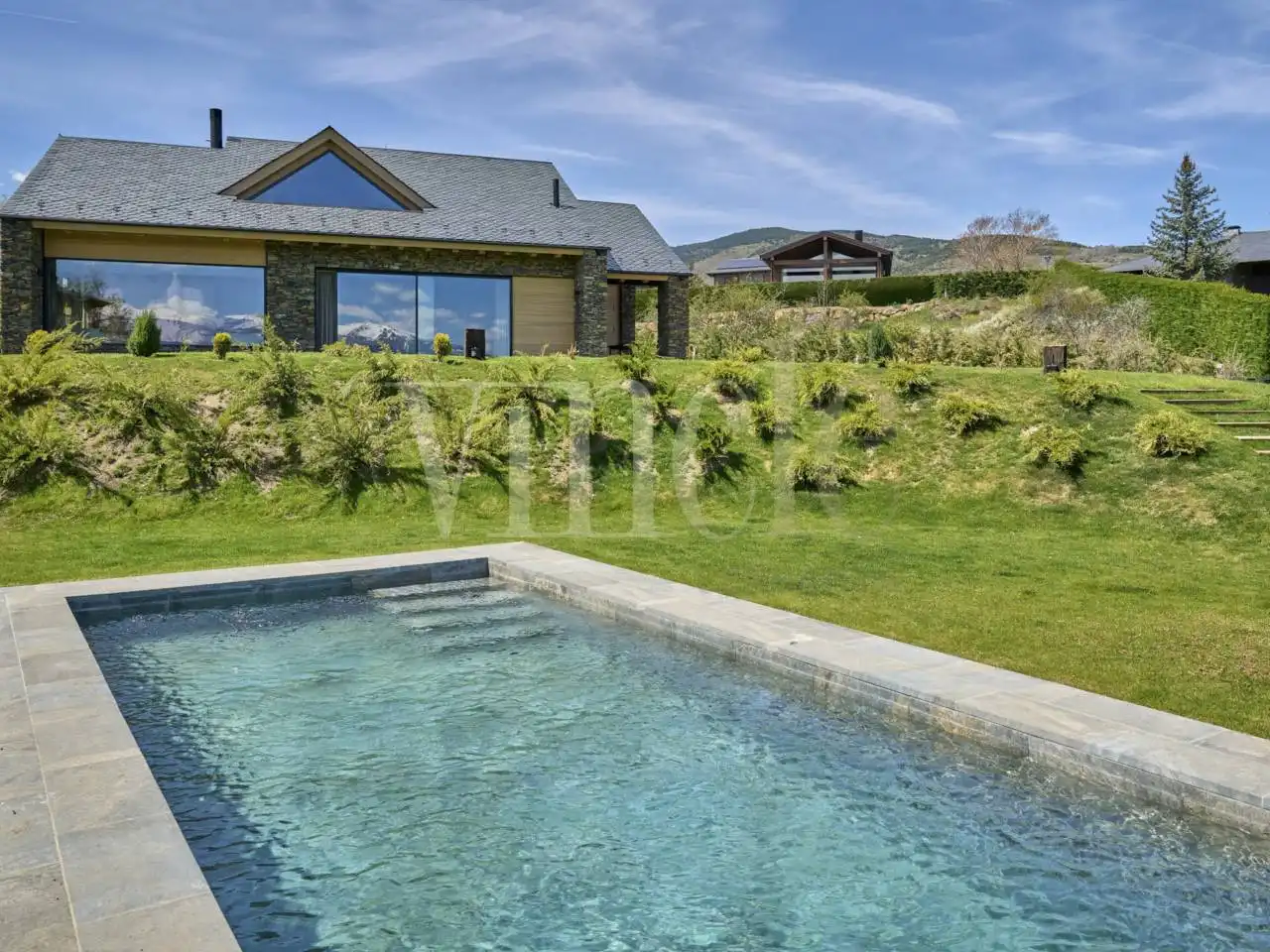 Swimming pool of Houses for sale in Guils de Cerdanya  with Heating, Private garden and Parquet flooring