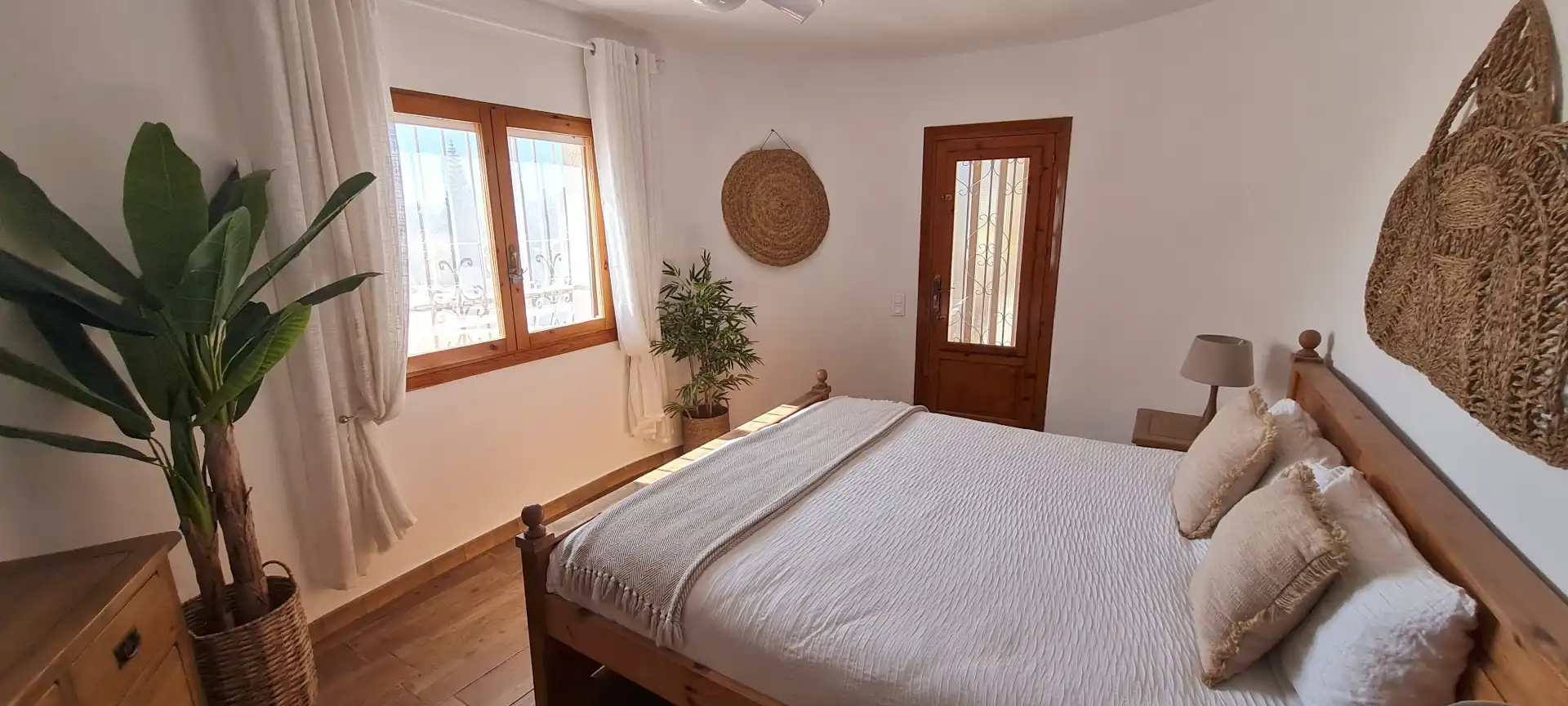Schlafzimmer von Haus oder Chalet zum Verkauf in Calpe / Calp mit Klimaanlage, Privatgarten und Abstellraum