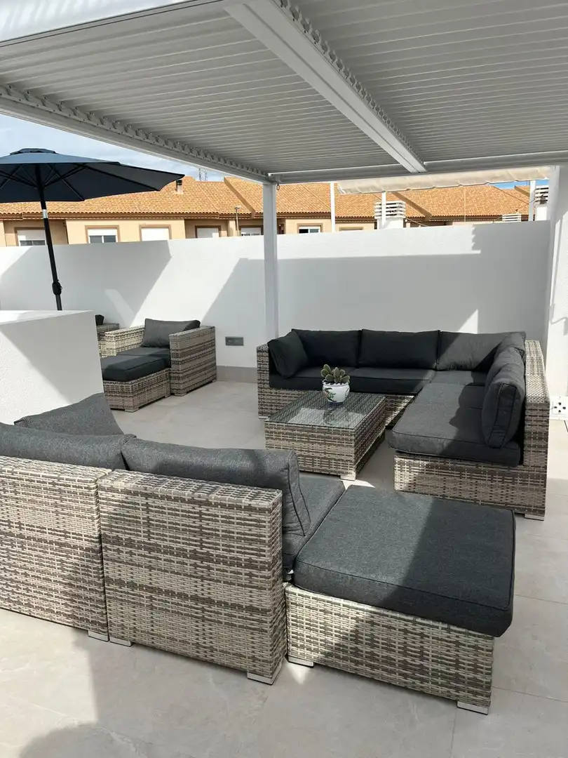 Terraza de Casa o chalet en venta en Torre-Pacheco con Calefacción, Jardín privado y Piscina