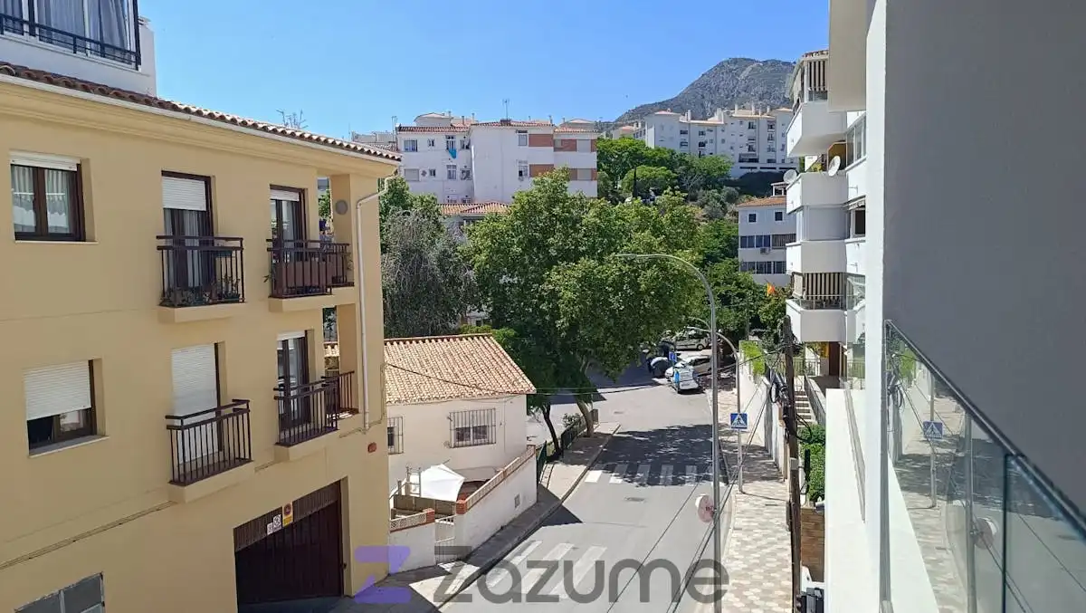 Vista exterior de Piso de alquiler en Benalmádena con Aire acondicionado, Parquet y Terraza